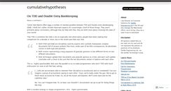Desktop Screenshot of cumulative-hypotheses.org